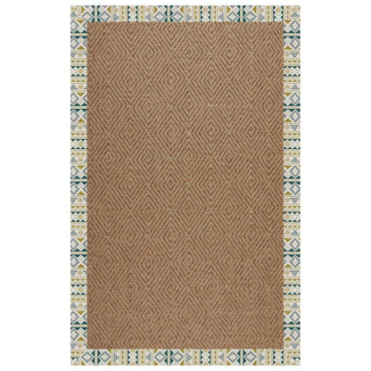 Islamorada Rug – Diamond Inca Lime – detail view
