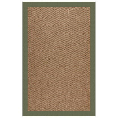 Islamorada Rug – Diamond Canvas Fern – detail view