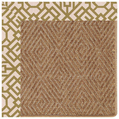 Islamorada Rug – Diamond Lattice Pesto – cabin lodge area rug