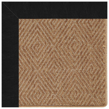 Islamorada Rug – Diamond Classic Black – cabin lodge area rug