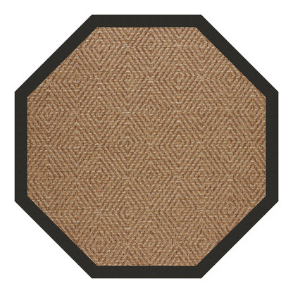 Islamorada Rug – Diamond Canvas Black – cabin lodge area rug