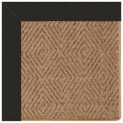 Islamorada Rug – Diamond Canvas Black – room setting