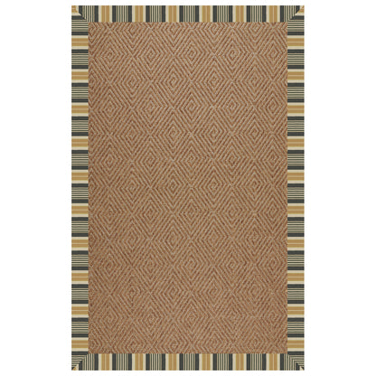 Islamorada Rug – Diamond Long Hill Ebony – detail view