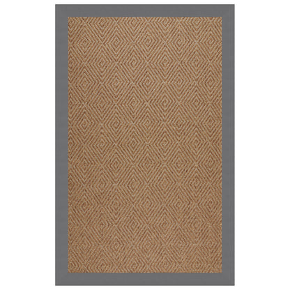 Islamorada Rug – Diamond Canvas Charcoal – detail view