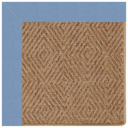 Islamorada Rug – Diamond Canvas Air Blue – cabin lodge area rug