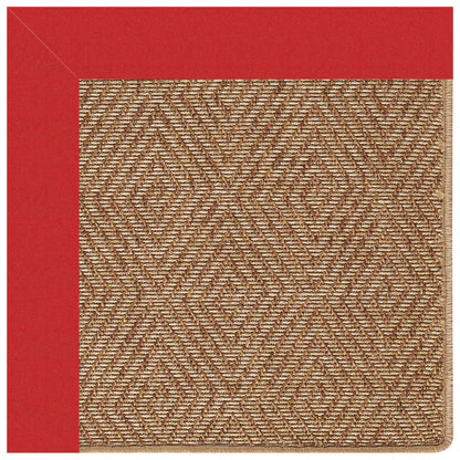 Islamorada Rug – Diamond Canvas Jockey Red – room setting
