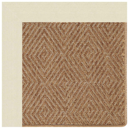 Islamorada Rug – Diamond Canvas Sand – room setting
