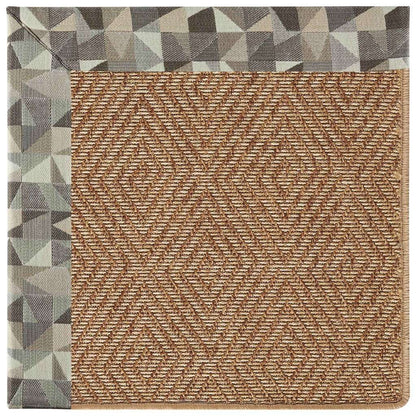 Islamorada Rug – Diamond Geo Bronze – cabin lodge area rug