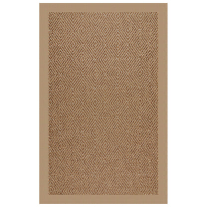 Islamorada Rug – Diamond Canvas Camel – detail view