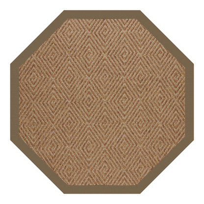 Islamorada Rug – Diamond Canvas Cocoa – cabin lodge area rug