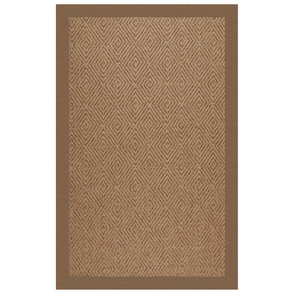 Islamorada Rug – Diamond Canvas Cocoa – detail view
