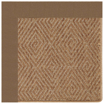 Islamorada Rug – Diamond Canvas Cocoa – room setting