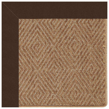 Islamorada Rug – Diamond Canvas Bay Brown – cabin lodge area rug