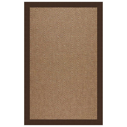 Islamorada Rug – Diamond Canvas Bay Brown – detail view