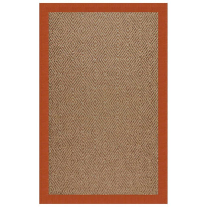 Islamorada Rug – Diamond Classic Persimmon – detail view