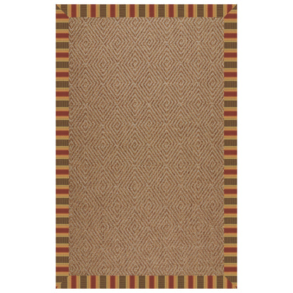 Islamorada Rug – Diamond Dimone Sequoia – detail view