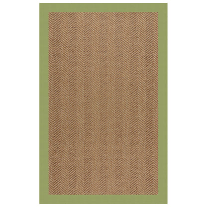 Islamorada Rug – Herringbone Canvas Citron – detail view