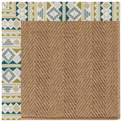Islamorada Rug – Herringbone Inca Lime – room setting