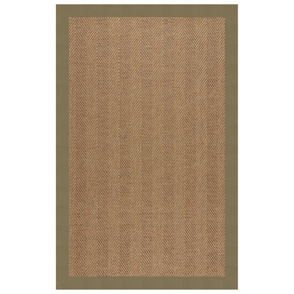 Islamorada Rug – Herringbone Classic Sage – detail view