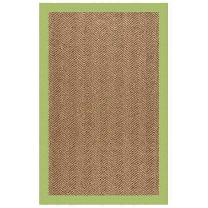 Islamorada Rug – Herringbone Canvas Parrot – detail view
