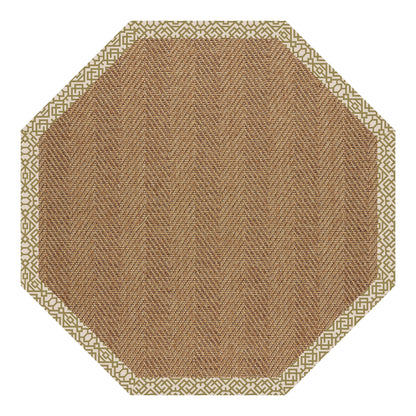 Islamorada Rug – Herringbone Lattice Pesto – cabin lodge area rug
