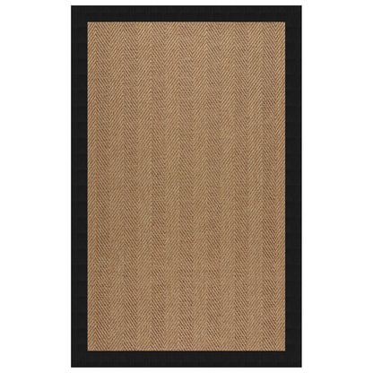 Islamorada Rug – Herringbone Classic Black – detail view