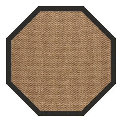 Islamorada Rug – Herringbone Canvas Black – cabin lodge area rug
