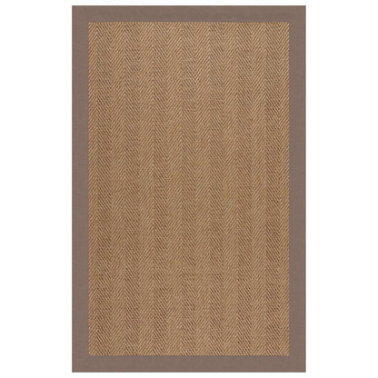 Islamorada Rug – Herringbone Classic Stone – detail view