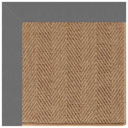 Islamorada Rug – Herringbone Canvas Charcoal – room setting