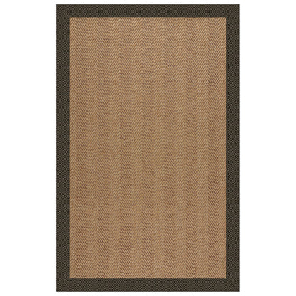 Islamorada Rug – Herringbone Fortuna Lava – detail view