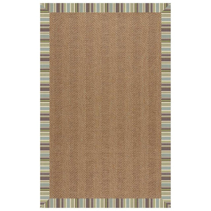 Islamorada Rug – Herringbone Brannon Whisper – detail view