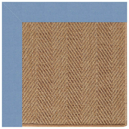 Islamorada Rug – Herringbone Canvas Air Blue – room setting
