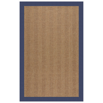 Islamorada Rug – Herringbone Canvas Neptune – detail view