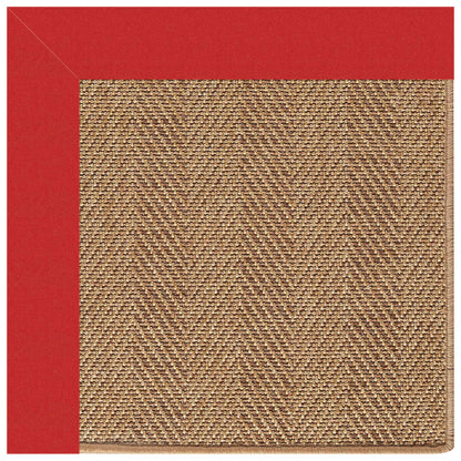 Islamorada Rug – Herringbone Canvas Jockey Red – room setting