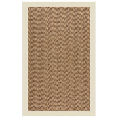 Islamorada Rug – Herringbone Canvas Sand – detail view