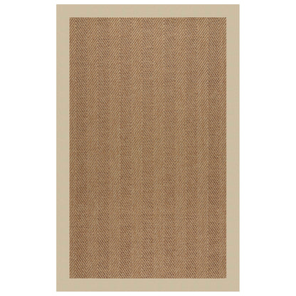 Islamorada Rug – Herringbone Canvas Antique Beige – detail view