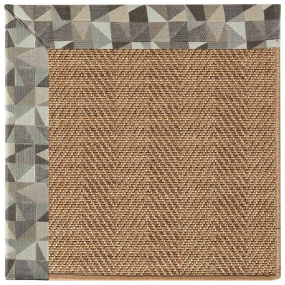 Islamorada Rug – Herringbone Geo Bronze – room setting