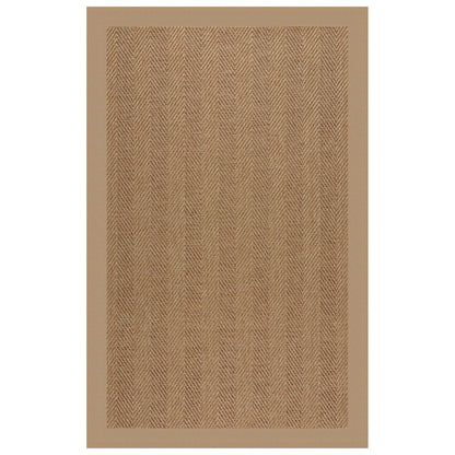 Islamorada Rug – Herringbone Canvas Camel – detail view
