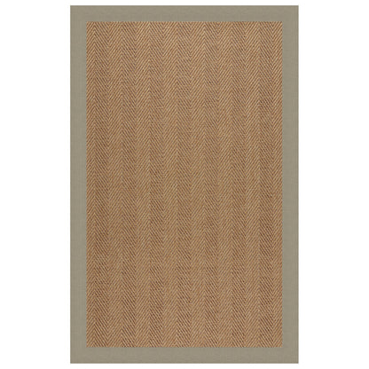 Islamorada Rug – Herringbone Canvas Taupe – detail view