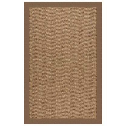 Islamorada Rug – Herringbone Canvas Cocoa – detail view