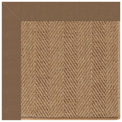 Islamorada Rug – Herringbone Canvas Cocoa – room setting