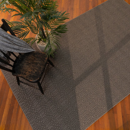 Anton Graphite Rug – detail view