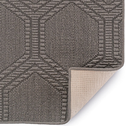 Reed Graphite Rug – room setting