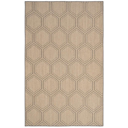 Reed Sand Black Rug – cabin lodge area rug