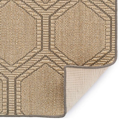 Reed Sand Black Rug – room setting