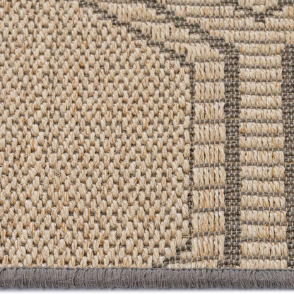Reed Sand Black Rug – close up