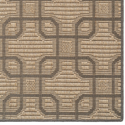 Julian Sand Black Rug – lifestyle