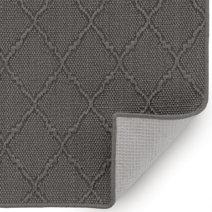 Hugo Graphite Rug – room setting