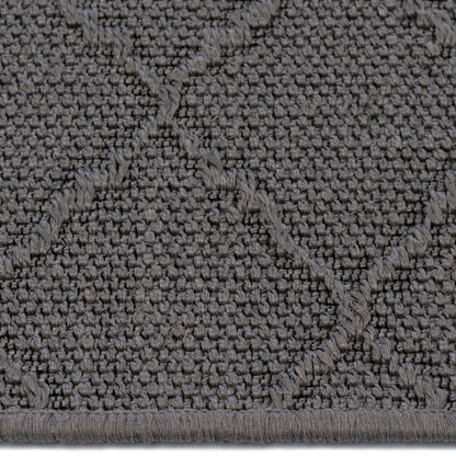 Hugo Graphite Rug – close up