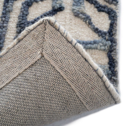 Escape Denim Rug – detail view